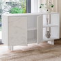 Hanah Home Ravello Consola Blanco y Mármol